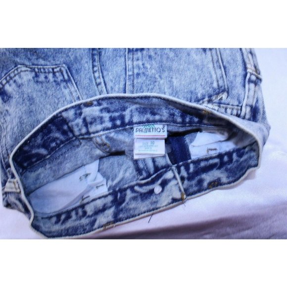 Girls High Waist Jean Capri's Pants Acid Washed SZ 10 - Picture 7 of 7